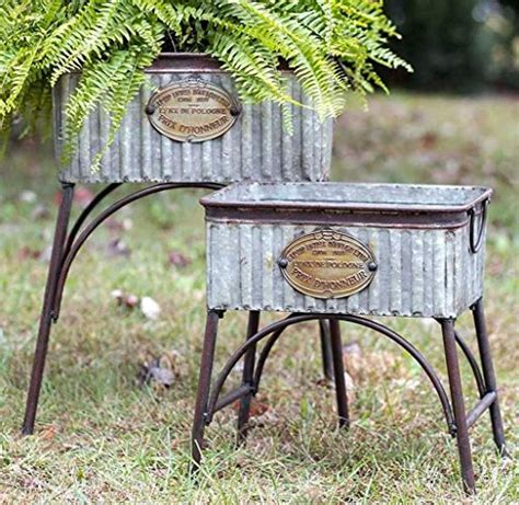 galvanized metal house plant stand|galvanized steel containers for gardening.